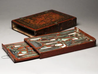 Juego de herramientas que representa a la Sagrada Familia, c.1830