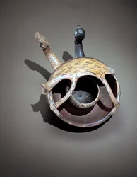 Cuenco de doble serpiente (cerámica)