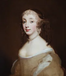 Retrato de la princesa Enriqueta, Ana duquesa de Orleans (óleo sobre lienzo)