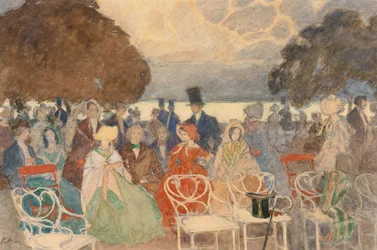 Una fiesta en el jardín