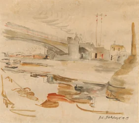 Ciudad con puente