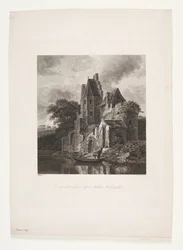 Ruinas del Castillo en un Río