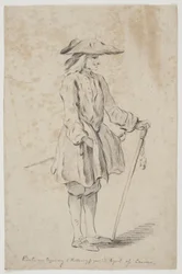 Figura de Holberg. Gert Londemann como Pedro en Don Ranudo