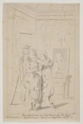 Pierrot y Colombina en "El cuadro parlante"