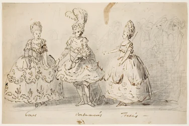 Escena de "La disputa de Ceres y Tetis"