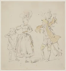 Escena de Johan Herman Wessels "Amor sin medias"