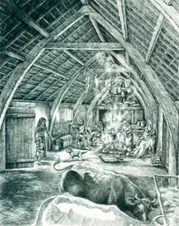 Casa campesina medieval, siglos XIII-XV, c1980-2010