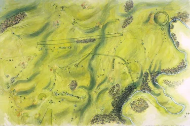Paisaje de Stonehenge, siglo XVII a.C., c. 1990-2010