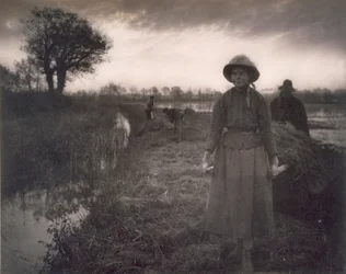 Remando el heno del pantano, Vida y paisaje en los Norfolk Broads, 1886