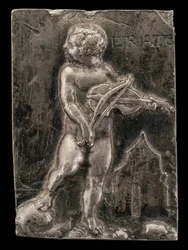 Un putto simbolizando a la musa Erato, c. 1540