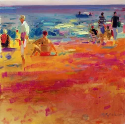 Escena de playa