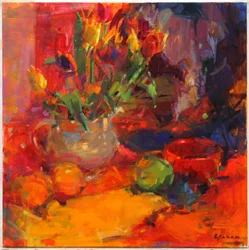 Mesa de Tulipanes