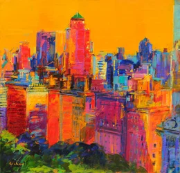Días de Nueva York, 2021 (óleo sobre lienzo)
