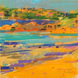 La Riviera francesa, 2021 (óleo sobre lienzo)