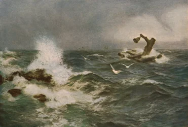 La roca de Inchcape, 1908, c. 1930.