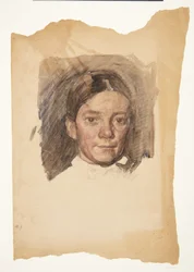 Retrato de la esposa del artista Elise