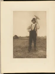 Henificador con rastrillo. [Norfolk.]