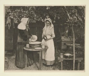 Sra. Peck y Mary Critten