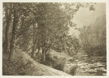 El camino sobre The First Brae, Dove Dale