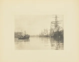 El puerto tranquilo
