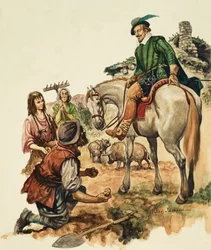 Caballero a caballo