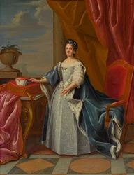 Retrato de Theresa Kunegunda Sobieska 1676-1730, Electora de Baviera