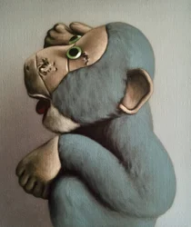 Mono azul suave, 2006
