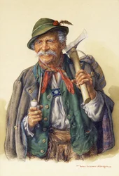 Leñadores, montañeses y cazadores