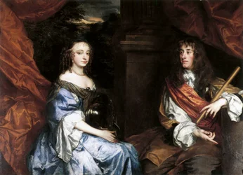 Anne Hyde, duquesa de York; el rey Jaime II