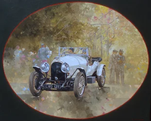 Bentley de 3 litros en Kelmarsh