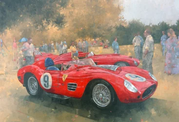 Ferrari, día en Meadow Brook