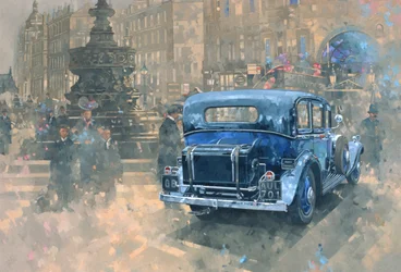 Fantasma en Piccadilly (detalle)