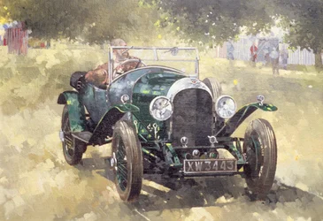 El Bentley Verde en Althorp