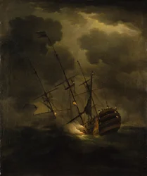 Pérdida del HMS "Victory", 4 de octubre de 1744