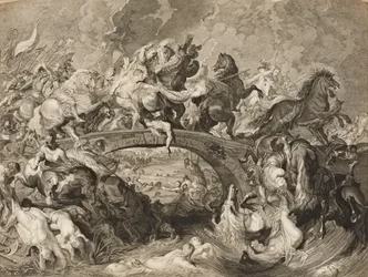 Batalla de las Amazonas (grabado)