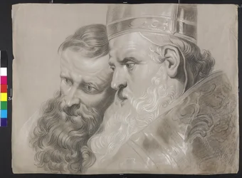 "San Ambrosio y el emperador Teodosio" de Peter Paul Rubens