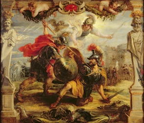 Aquiles venciendo a Héctor, 1630-32