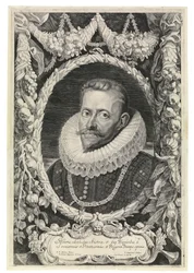 Alberto, archiduque de Austria (aguafuerte)