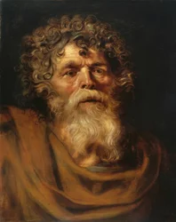 Retrato de un hombre viejo con barba