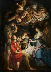 Nacimiento de Cristo, Adoración de los pastores