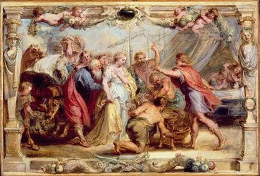 Briseida Devuelta a Aquiles, 1630-1631