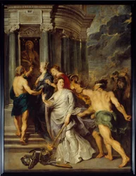 Ciclo de María de Médicis (1573-1642): Segunda guerra de la madre y el hijo oponiéndose a María de Médicis y Luis XIII. La conclusión de la paz en Angers el 10/08/1620