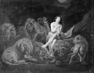 Daniel en el foso de los leones