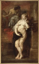 Deianira tentada por la Furia, c.1638