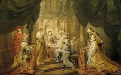 San Ildefonso recibe la casulla