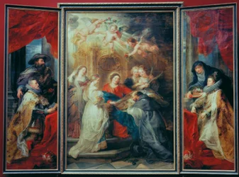 La Virgen aparece a San Ildefonso