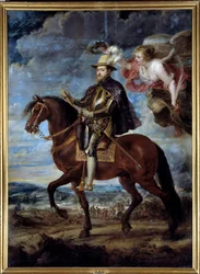 Retrato ecuestre de Felipe II, Rey de España (1527-1598)