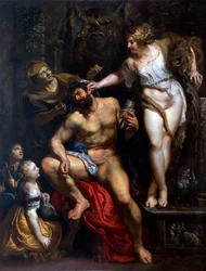 Hércules y Ónfale, 1606