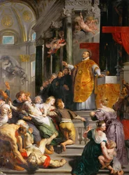 Los milagros de san Ignacio de Loyola (1491-1553). Hacia 1617-1618. Dimensiones: 535x395 cm. Museo de Historia del Arte, Viena