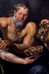 Lot y sus hijas, hacia 1610 (Óleo sobre lienzo)